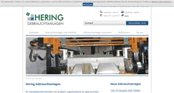 Desktop Screenshot of hering-gebrauchtanlagen.com